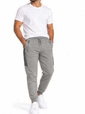 BOSS Hugo Boss Grey Logo Jogger Sweatpants Men’s Size M